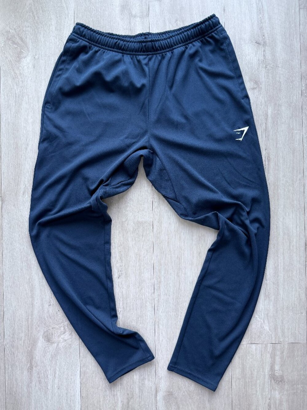 Gymshark Arrival Knit Joggers in Navy Slim Fit Medium